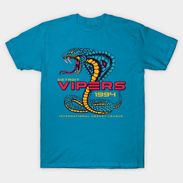 Detroit Vipers T-Shirt by MindsparkCreative